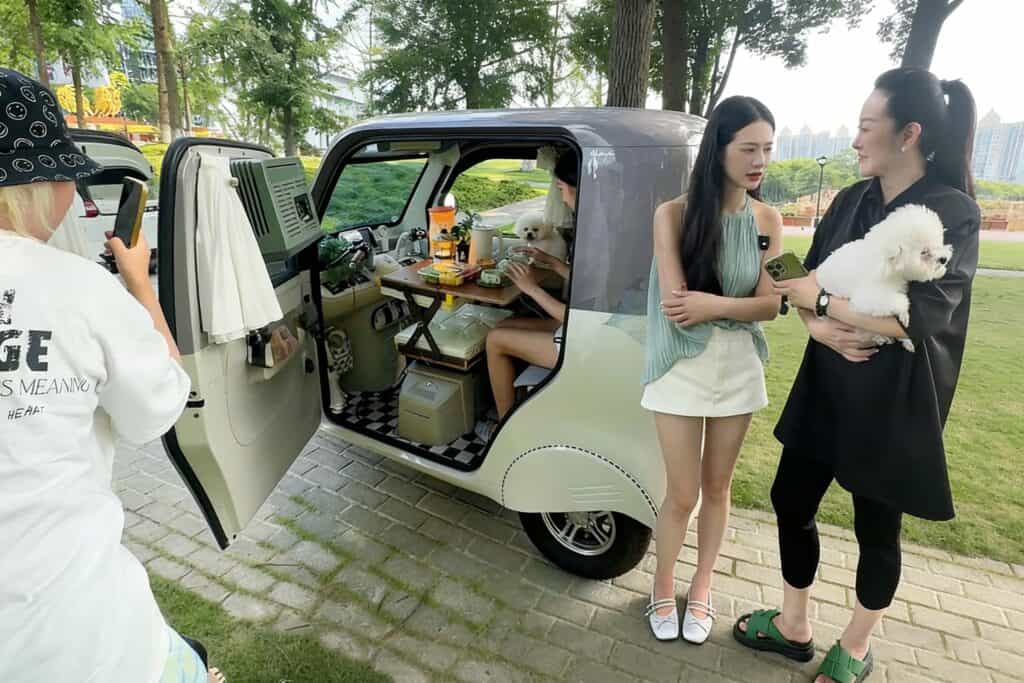 China Zen Box trike-life cozy atmosphere, ultimate ASMR for urban nomad mindful living